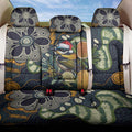 Aussie Honeyeaters Banksia Christmas Back Car Seat Cover Aboriginal Dots Painting Blue Motif - Aussie Hoodie