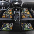 Aussie Honeyeaters Banksia Christmas Car Mats Aboriginal Dots Painting Blue Motif - Aussie Hoodie