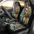 Aussie Honeyeaters Banksia Christmas Car Seat Cover Aboriginal Dots Painting Blue Motif - Aussie Hoodie