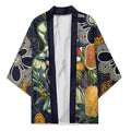 Aussie Honeyeaters Banksia Christmas Kimono Aboriginal Dots Painting Blue Motif - Aussie Hoodie