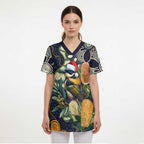 Aussie Honeyeaters Banksia Christmas Scrub Top Aboriginal Dots Painting Blue Motif - Aussie Hoodie