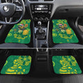 Aussie Honeyeaters Banksia Christmas Car Mats Aboriginal Dots Painting Green Motif - Aussie Hoodie
