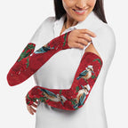 Aussie Kokaburra Waratah Christmas Arm Sleeves Aboriginal Dots Painting - Aussie Hoodie