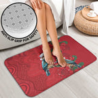Aussie Kokaburra Waratah Christmas Bathroom Set Aboriginal Dots Painting - Aussie Hoodie