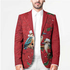 Aussie Kokaburra Waratah Christmas Blazer Aboriginal Dots Painting - Aussie Hoodie