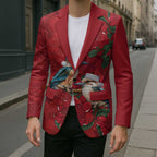 Aussie Kokaburra Waratah Christmas Blazer Aboriginal Dots Painting - Aussie Hoodie
