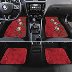 Aussie Kokaburra Waratah Christmas Car Mats Aboriginal Dots Painting - Aussie Hoodie