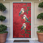 Aussie Kokaburra Waratah Christmas Door Cover Aboriginal Dots Painting - Aussie Hoodie