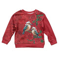 Aussie Kokaburra Waratah Christmas Kid Ugly Christmas Sweater Aboriginal Dots Painting - Aussie Hoodie