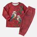 Aussie Kokaburra Waratah Christmas Pajama Set Aboriginal Dots Painting - Aussie Hoodie