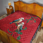 Aussie Kokaburra Waratah Christmas Quilt Aboriginal Dots Painting - Aussie Hoodie