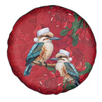 Aussie Kokaburra Waratah Christmas Spare Tire Cover Aboriginal Dots Painting - Aussie Hoodie