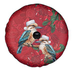 Aussie Kokaburra Waratah Christmas Spare Tire Cover Aboriginal Dots Painting - Aussie Hoodie