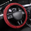 Aussie Kokaburra Waratah Christmas Steering Wheel Cover Aboriginal Dots Painting - Aussie Hoodie