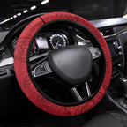 Aussie Kokaburra Waratah Christmas Steering Wheel Cover Aboriginal Dots Painting - Aussie Hoodie