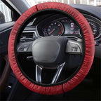 Aussie Kokaburra Waratah Christmas Steering Wheel Cover Aboriginal Dots Painting - Aussie Hoodie