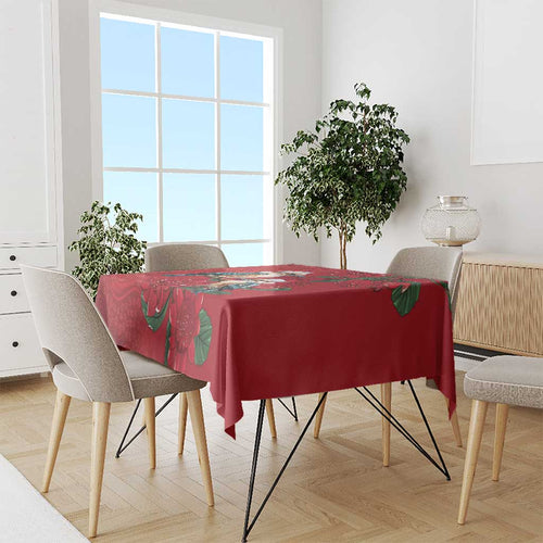 Aussie Kokaburra Waratah Christmas Tablecloth Aboriginal Dots Painting - Aussie Hoodie
