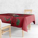 Aussie Kokaburra Waratah Christmas Tablecloth Aboriginal Dots Painting - Aussie Hoodie