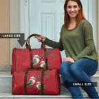 Aussie Kokaburra Waratah Christmas Travel Bag Aboriginal Dots Painting - Aussie Hoodie