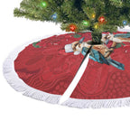 Aussie Kokaburra Waratah Christmas Tree Skirt Aboriginal Dots Painting - Aussie Hoodie