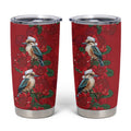 Aussie Kokaburra Waratah Christmas Tumbler Cup Aboriginal Dots Painting - Aussie Hoodie
