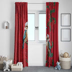 Aussie Kokaburra Waratah Christmas Window Curtain Aboriginal Dots Painting - Aussie Hoodie