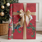 Aussie Kokaburra Waratah Christmas Wrapping Paper Aboriginal Dots Painting - Aussie Hoodie