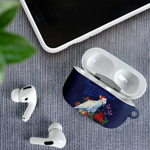 Merry Cocka-mas AirPods Case Australia Christmas Blue Art - Aussie Hoodie