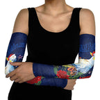 Merry Cocka-mas Arm Sleeves Australia Christmas Blue Art - Aussie Hoodie
