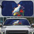 Merry Cocka-mas Auto Sun Shade Australia Christmas Blue Art - Aussie Hoodie