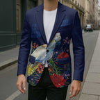 Merry Cocka-mas Blazer Australia Christmas Blue Art - Aussie Hoodie