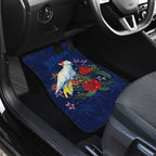 Merry Cocka-mas Car Mats Australia Christmas Blue Art - Aussie Hoodie