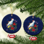 Merry Cocka-mas Ceramic Ornament Australia Christmas Blue Art - Aussie Hoodie
