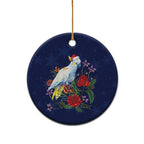Merry Cocka-mas Ceramic Ornament Australia Christmas Blue Art - Aussie Hoodie