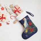 Merry Cocka-mas Christmas Stocking Australia Christmas Blue Art - Aussie Hoodie