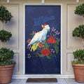 Merry Cocka-mas Door Cover Australia Christmas Blue Art - Aussie Hoodie