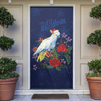 Merry Cocka-mas Door Cover Australia Christmas Blue Art - Aussie Hoodie