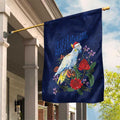 Merry Cocka-mas Garden Flag Australia Christmas Blue Art - Aussie Hoodie