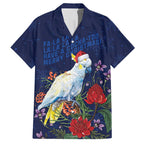 Merry Cocka-mas Hawaiian Shirt Australia Christmas Blue Art - Aussie Hoodie