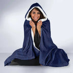 Merry Cocka-mas Hooded Blanket Australia Christmas Blue Art - Aussie Hoodie