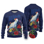Merry Cocka-mas Ugly Christmas Sweater Australia Christmas Blue Art - Aussie Hoodie