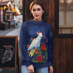 Merry Cocka-mas Ugly Christmas Sweater Australia Christmas Blue Art - Aussie Hoodie