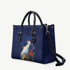 Merry Cocka-mas Leather Bag Australia Christmas Blue Art - Aussie Hoodie