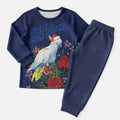 Merry Cocka-mas Christmas Pajama Set Australia Christmas Blue Art - Aussie Hoodie