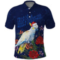 Merry Cocka-mas Polo Shirt Australia Christmas Blue Art - Aussie Hoodie
