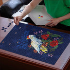 Merry Cocka-mas Puzzle Australia Christmas Blue Art - Aussie Hoodie