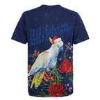 Merry Cocka-mas Rugby Jersey Australia Christmas Blue Art - Aussie Hoodie