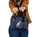 Merry Cocka-mas Shoulder Handbag Australia Christmas Blue Art - Aussie Hoodie