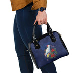 Merry Cocka-mas Shoulder Handbag Australia Christmas Blue Art - Aussie Hoodie
