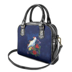 Merry Cocka-mas Shoulder Handbag Australia Christmas Blue Art - Aussie Hoodie